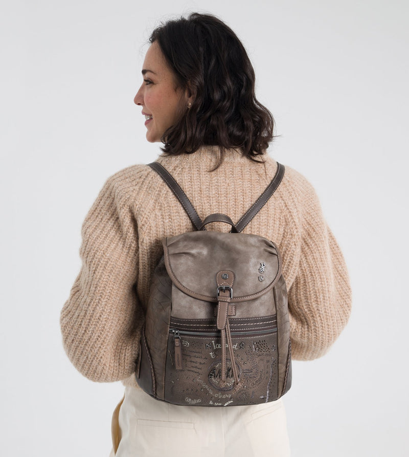 Rune backpack with a front flap